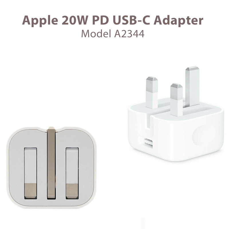شارژر دیواری 20 وات اپل A2344 PD 3A اورجینال