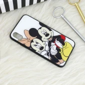 قاب پشت گلسی طرحدار میکی موس iPhone X/XS