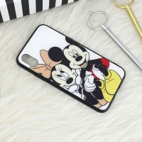 قاب پشت گلسی طرحدار میکی موس iPhone X/XS
