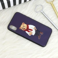 قاب پشت گلسی طرحدار Baron آیفون iPhone X/XS