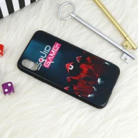 قاب پشت گلسی طرحدار اسکویید گیم iPhone X/XS
