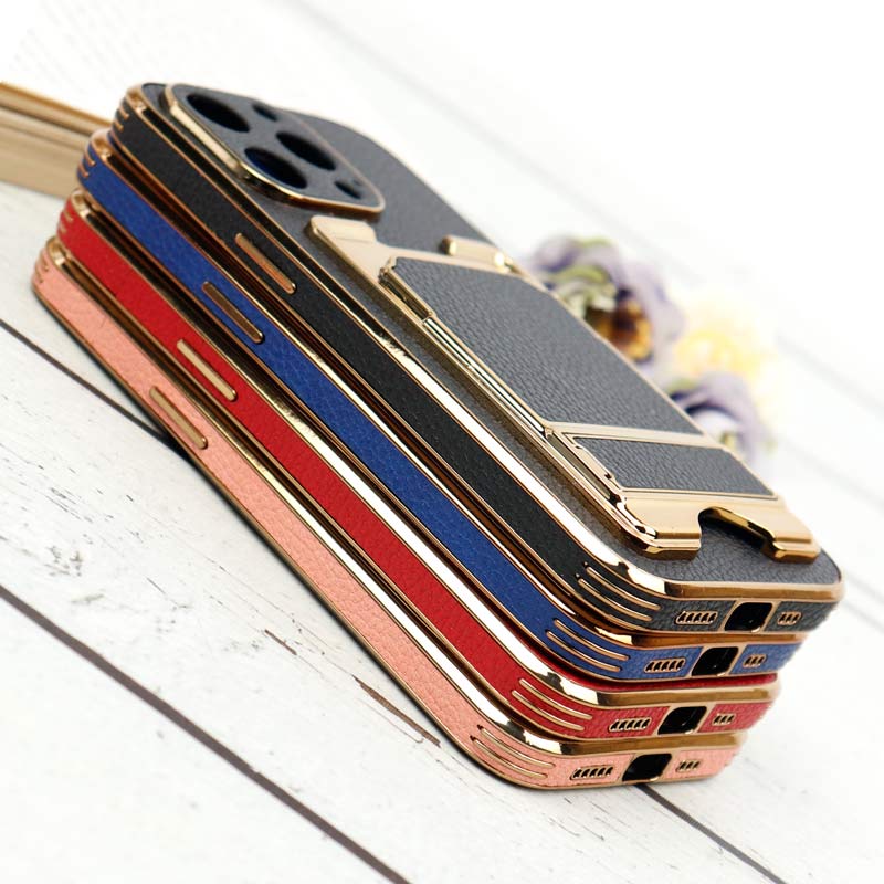 قاب محافظ لنزدار محکم چرمی جاکارتی دار iPhone 13 Pro