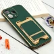 قاب محافظ لنزدار محکم چرمی جاکارتی دار iPhone 13 Pro Max