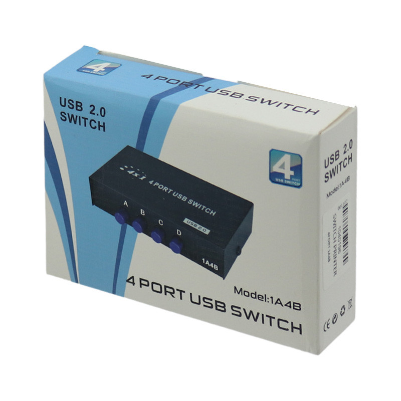 سوییچ پرینتر 1A4B USB Switch 4Port
