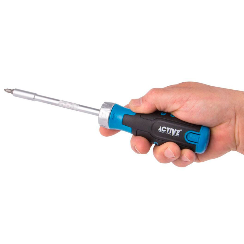 ست پیچ گوشتی جغجغه ای 13 عددی Active Tools AC-6112SR
