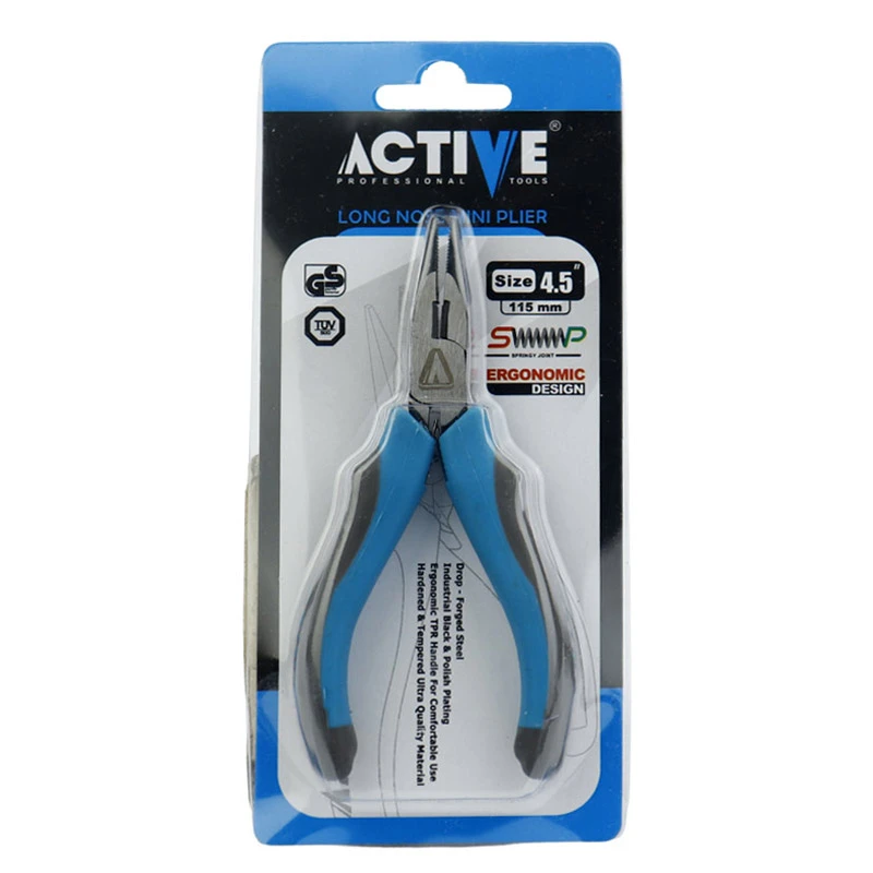 انبر دم باریک اکتیو تولز AC-6315E سایز 4.5 اینچ