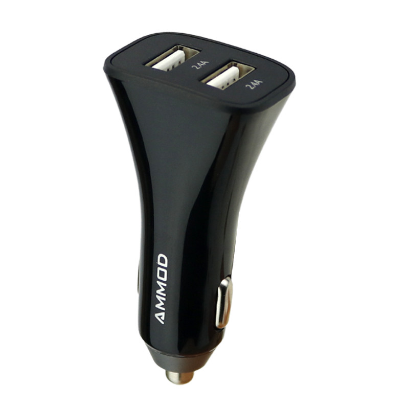 شارژر فندکی فست شارژ Ammod GCA08 2Port 2.4A