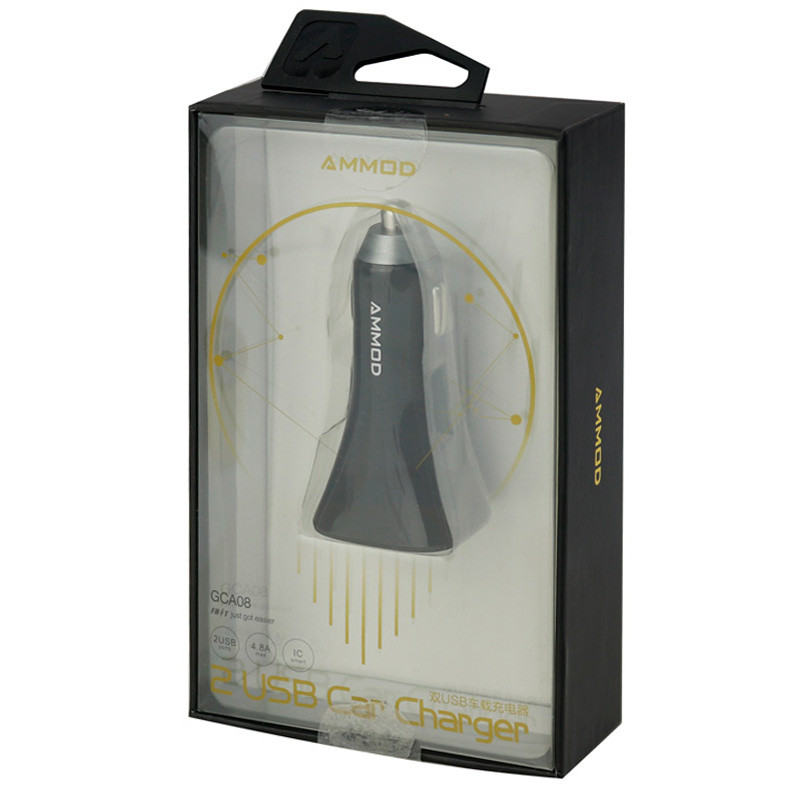 شارژر فندکی فست شارژ Ammod GCA08 2Port 2.4A