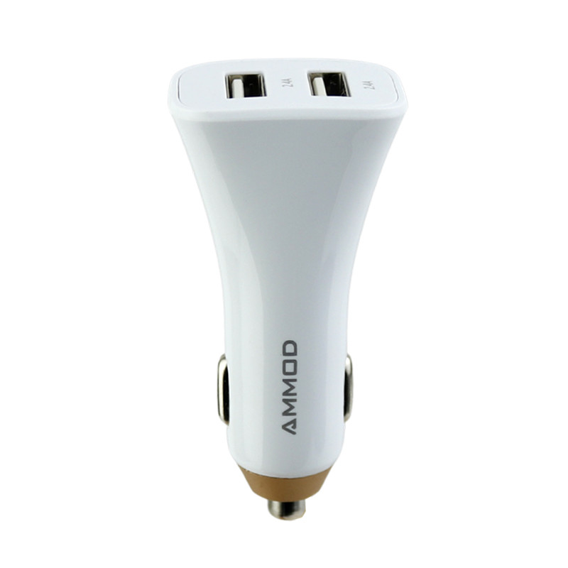 شارژر فندکی فست شارژ Ammod GCA08 2Port 2.4A