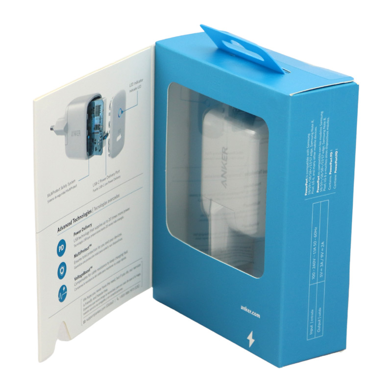 شارژر دیواری فست شارژ Anker Powerport A2019LD3 3A PD 18W Type-C + کابل Type-C