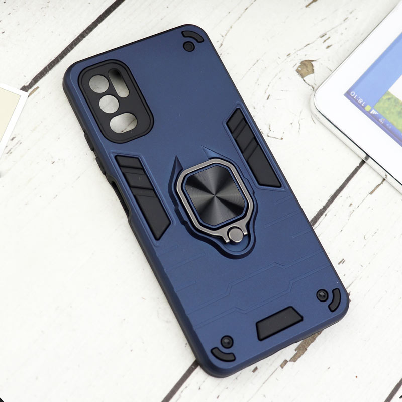 قاب ضد ضربه محافظ لنز دار هولدر دار بتمن Xiaomi Poco M3 Pro
