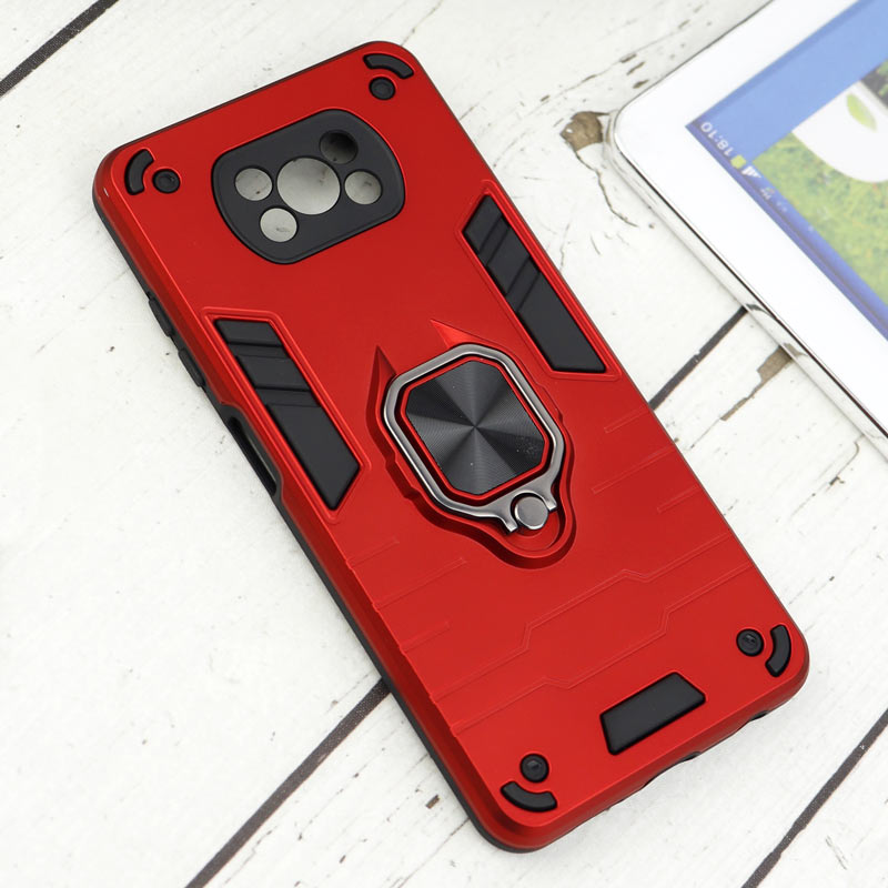 قاب ضد ضربه محافظ لنز دار هولدر دار بتمن Xiaomi Poco X3