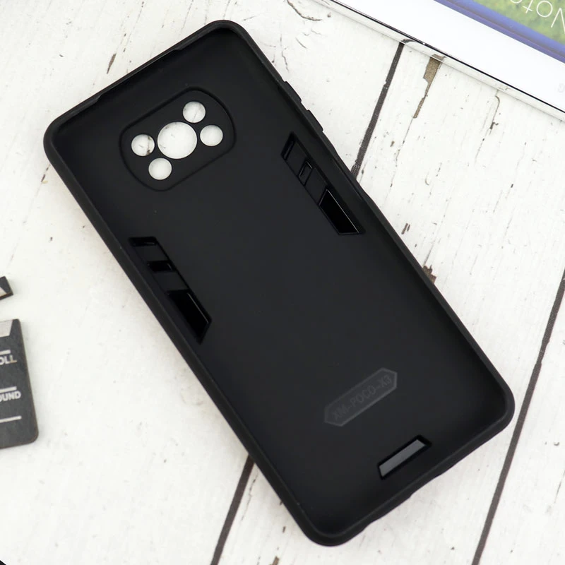 قاب ضد ضربه محافظ لنز دار هولدر دار بتمن Xiaomi Poco X3