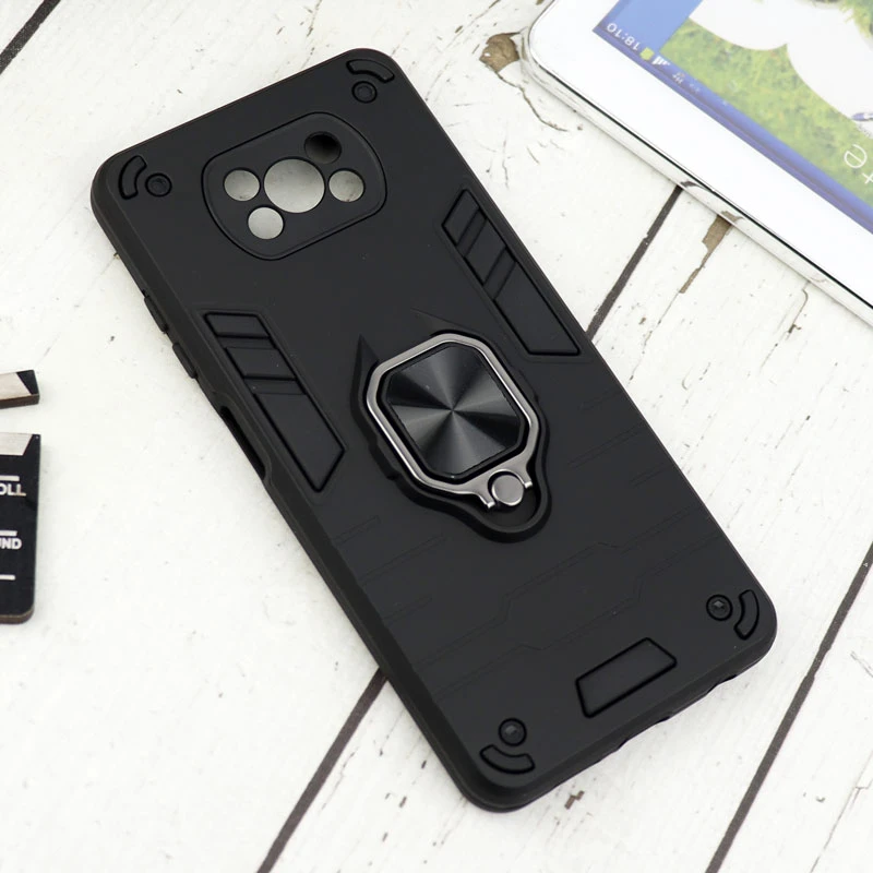 قاب ضد ضربه محافظ لنز دار هولدر دار بتمن Xiaomi Poco X3