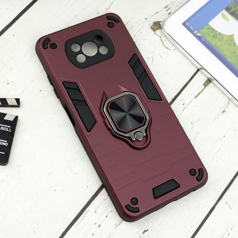 قاب ضد ضربه محافظ لنز دار هولدر دار بتمن Xiaomi Poco X3