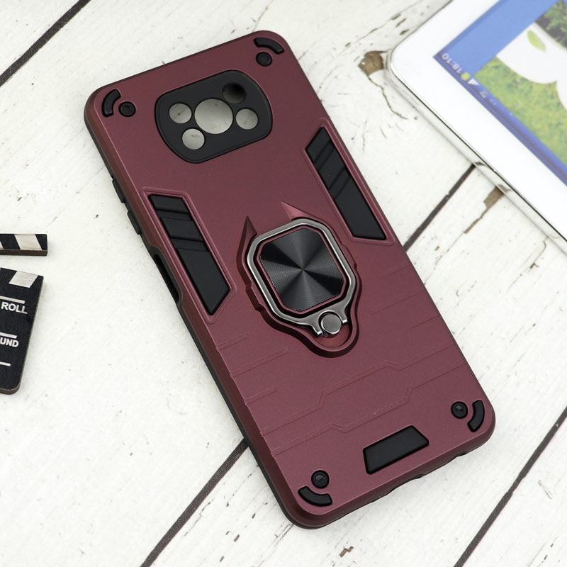 قاب ضد ضربه محافظ لنز دار هولدر دار بتمن Xiaomi Poco X3