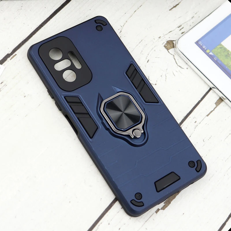 قاب ضد ضربه محافظ لنزدار کشویی هولدر دار بتمن Xiaomi Redmi Note 10 Pro