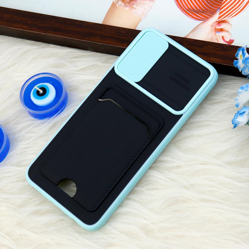 قاب ضد ضربه جاکارتی دار محافظ لنز کشویی کلاسیک Samsung Galaxy A03s