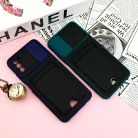 قاب ضد ضربه جاکارتی دار محافظ لنز کشویی کلاسیک Samsung Galaxy A03s