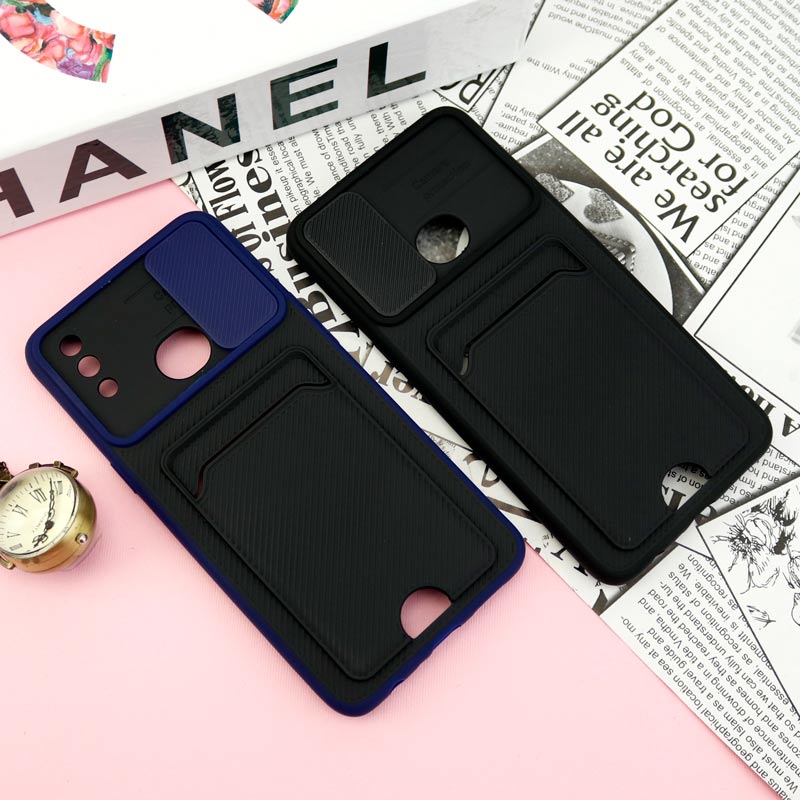 قاب ضد ضربه جاکارتی دار محافظ لنز کشویی کلاسیک Samsung Galaxy A10s