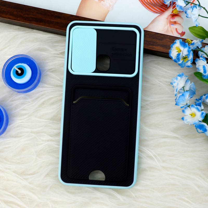قاب ضد ضربه جاکارتی دار محافظ لنز کشویی کلاسیک Samsung Galaxy A21s