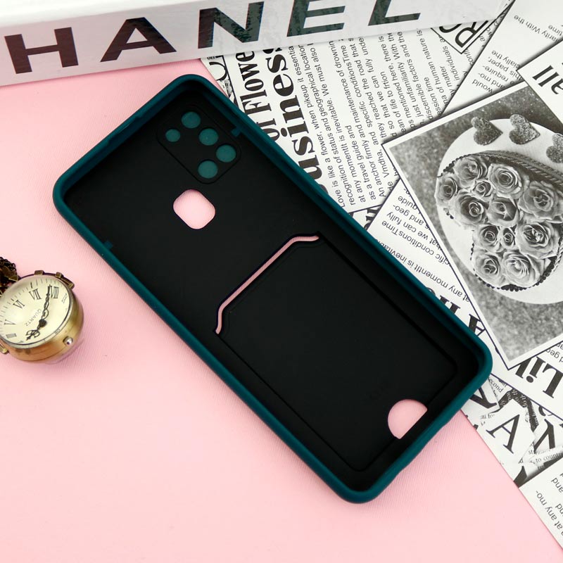 قاب ضد ضربه جاکارتی دار محافظ لنز کشویی کلاسیک Samsung Galaxy A21s