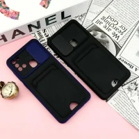 قاب ضد ضربه جاکارتی دار محافظ لنز کشویی کلاسیک Samsung Galaxy A21s