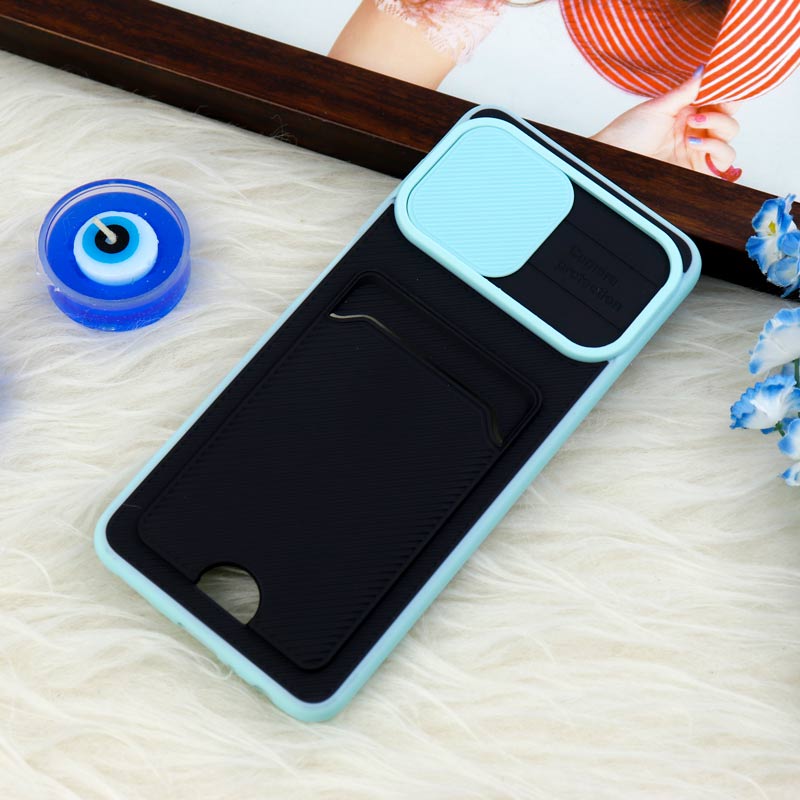 قاب ضد ضربه جاکارتی دار محافظ لنز کشویی کلاسیک Samsung Galaxy A22 4G