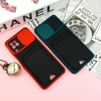 قاب ضد ضربه جاکارتی دار محافظ لنز کشویی کلاسیک Samsung Galaxy A22 4G