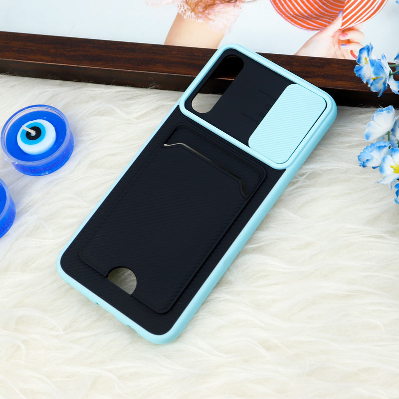 قاب ضد ضربه جاکارتی دار محافظ لنز کشویی کلاسیک Samsung Galaxy A30s / A50s