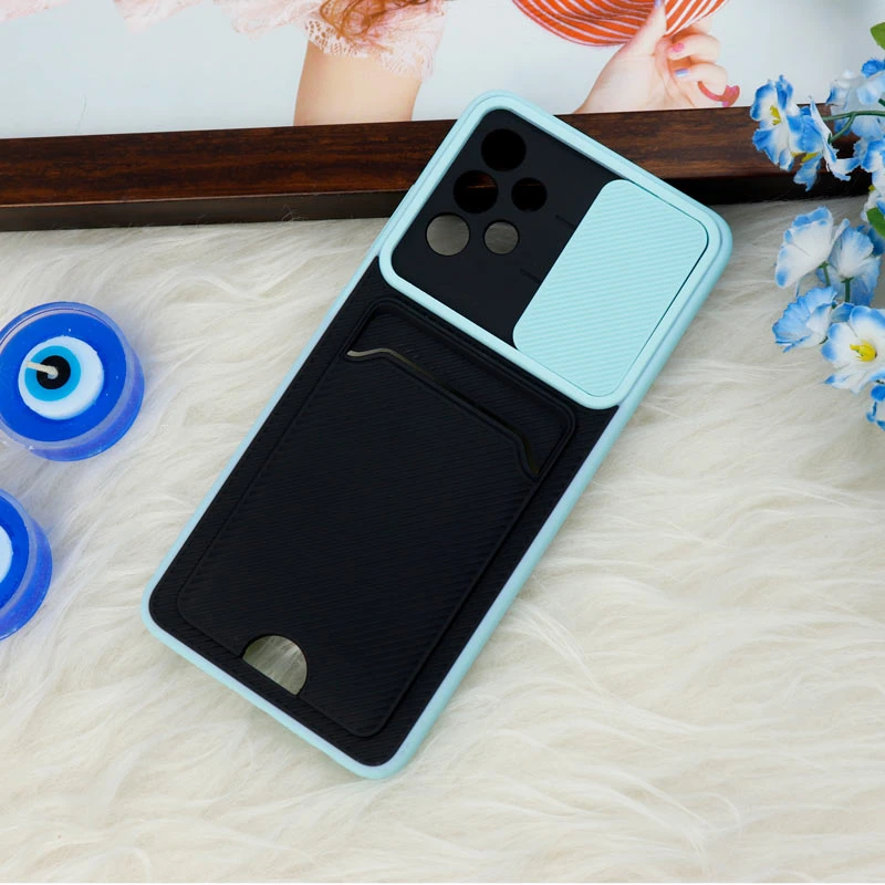 قاب ضد ضربه جاکارتی دار محافظ لنز کشویی کلاسیک Samsung Galaxy A32 4G