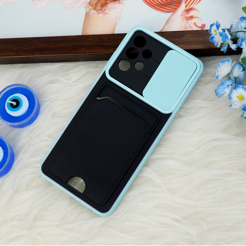 قاب ضد ضربه جاکارتی دار محافظ لنز کشویی کلاسیک Samsung Galaxy A32 4G