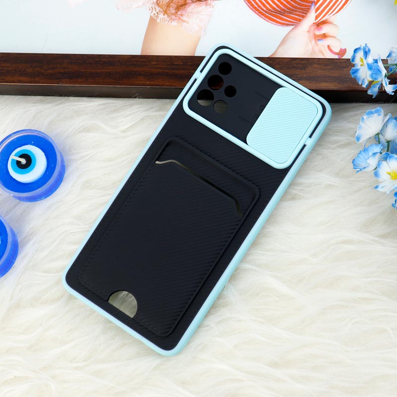 قاب ضد ضربه جاکارتی دار محافظ لنز کشویی کلاسیک Samsung Galaxy A51