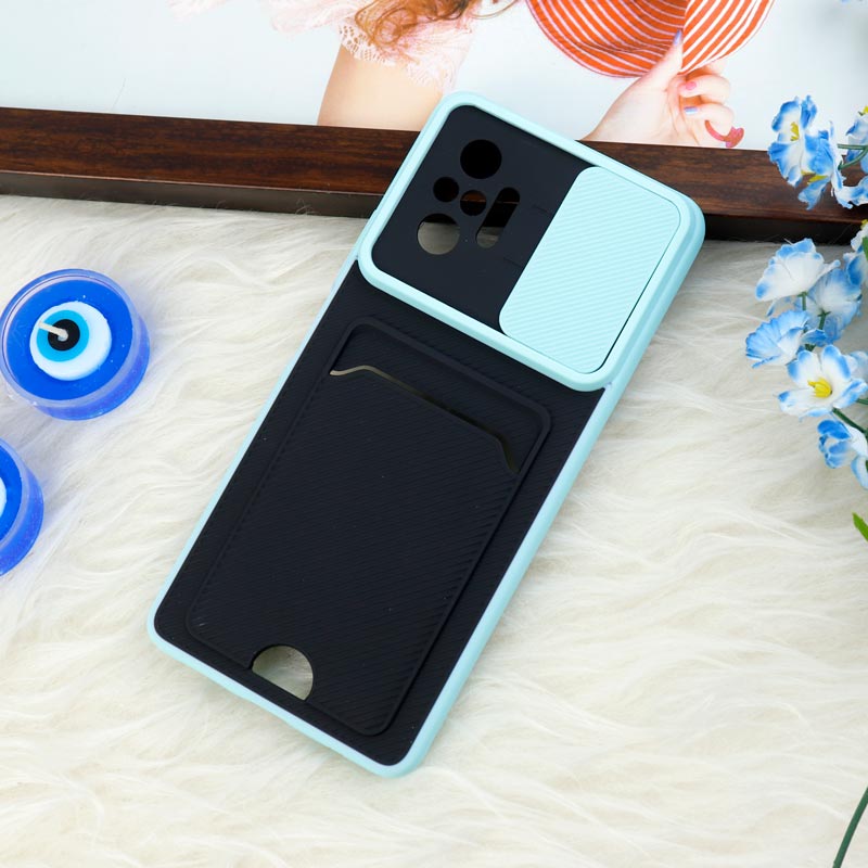 قاب ضد ضربه جاکارتی دار محافظ لنز کشویی کلاسیک Xiaomi Redmi Note 10 Pro