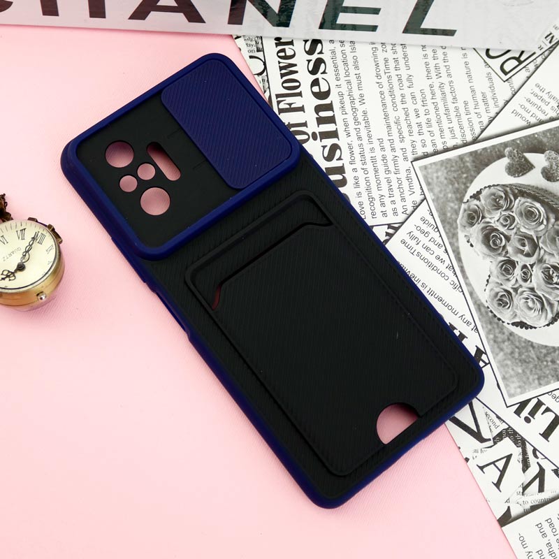قاب ضد ضربه جاکارتی دار محافظ لنز کشویی کلاسیک Xiaomi Redmi Note 10 Pro