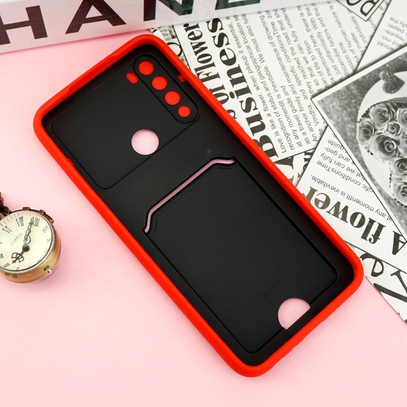 قاب ضد ضربه جاکارتی دار محافظ لنز کشویی کلاسیک Xiaomi Redmi Note 8