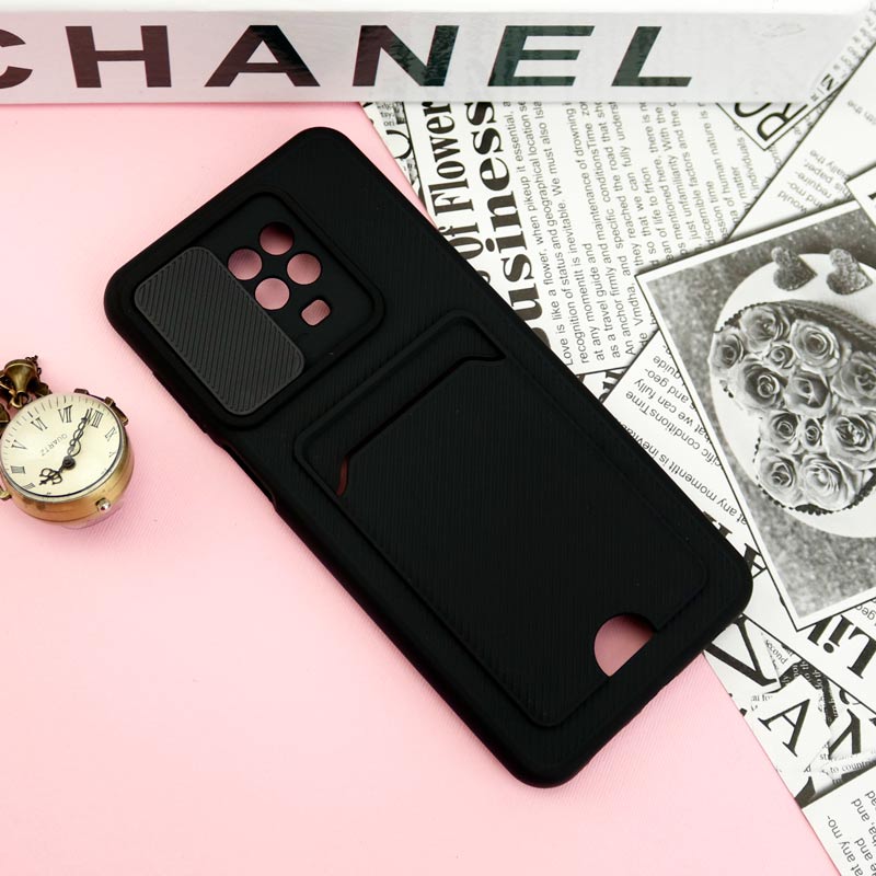 قاب ضد ضربه جاکارتی دار محافظ لنز کشویی کلاسیک Xiaomi Redmi Note 9s / Note 9 Pro