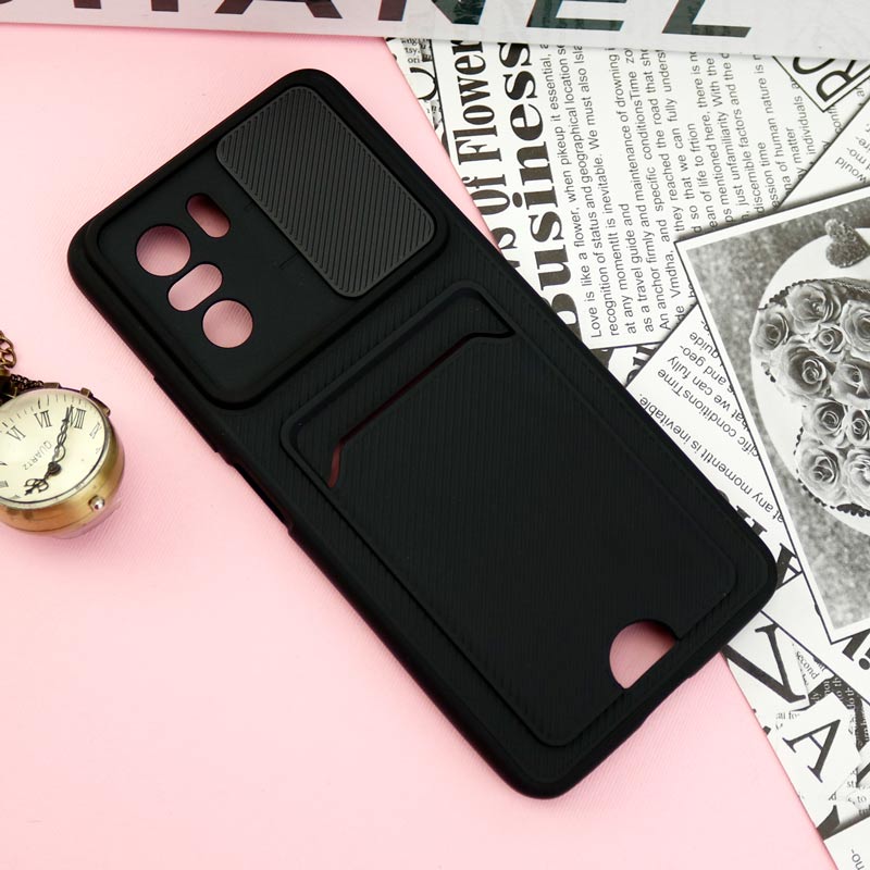 قاب ضد ضربه جاکارتی دار محافظ لنز کشویی کلاسیک Xiaomi Poco F3