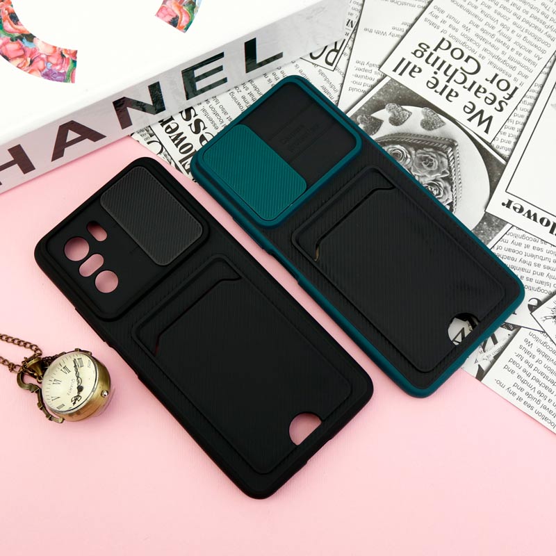 قاب ضد ضربه جاکارتی دار محافظ لنز کشویی کلاسیک Xiaomi Poco F3