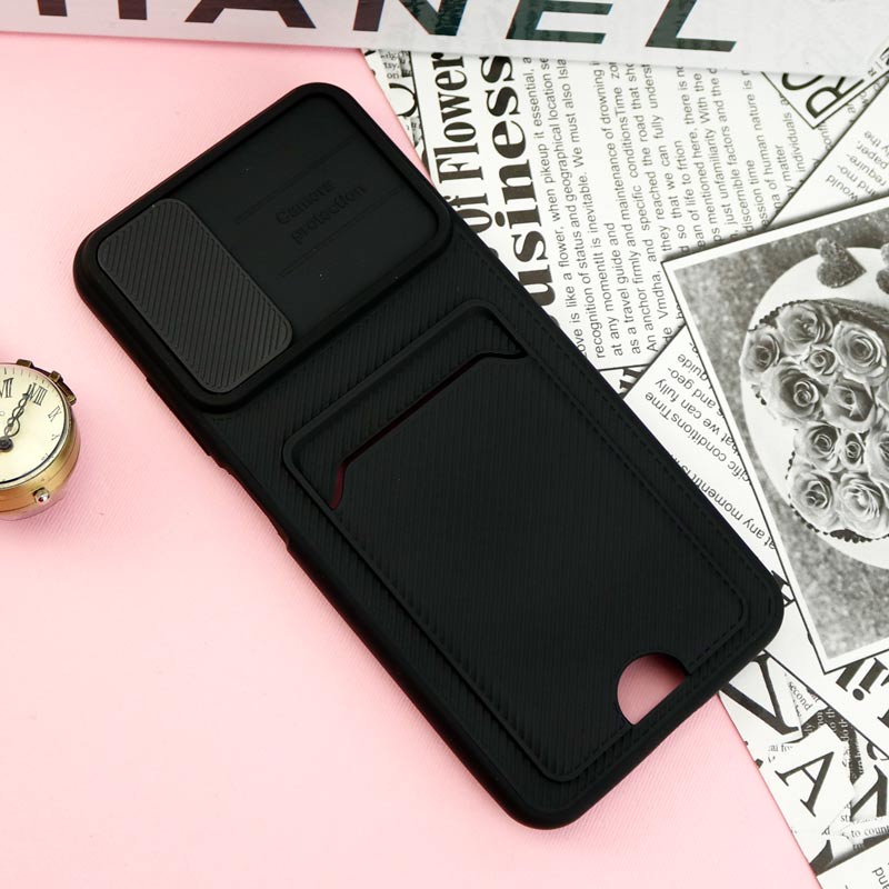 قاب ضد ضربه جاکارتی دار محافظ لنز کشویی کلاسیک Xiaomi Poco M3 Pro