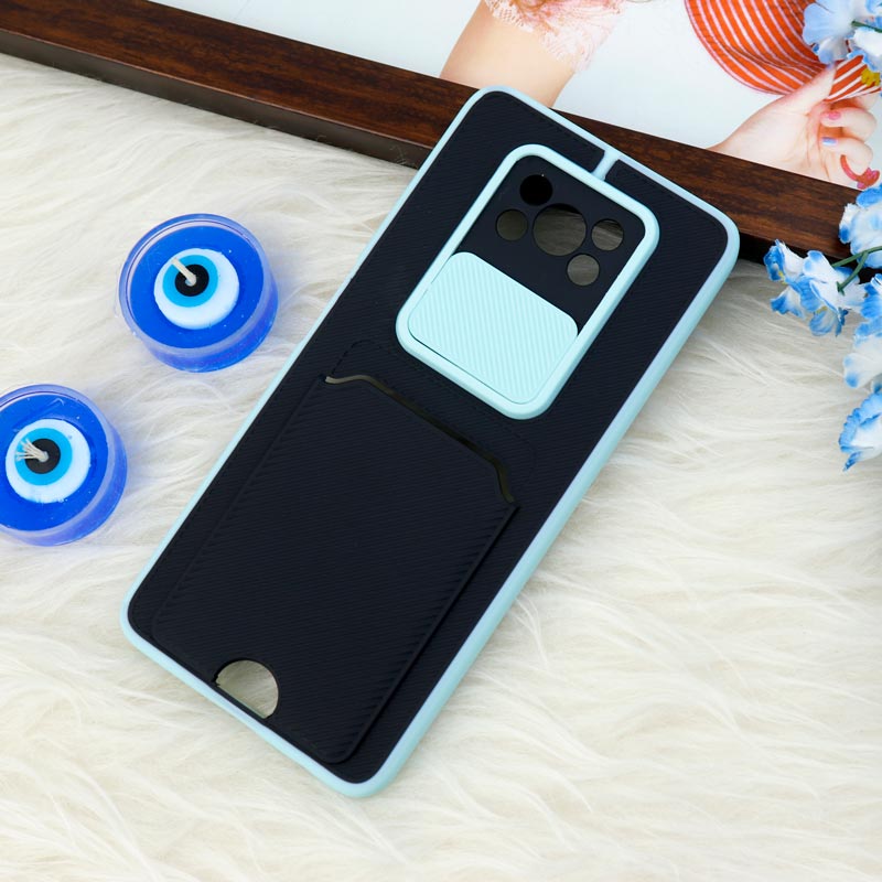 قاب ضد ضربه جاکارتی دار محافظ لنز کشویی کلاسیک Xiaomi Poco X3
