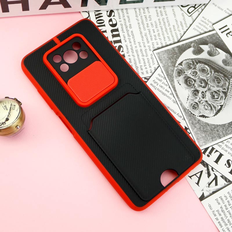 قاب ضد ضربه جاکارتی دار محافظ لنز کشویی کلاسیک Xiaomi Poco X3