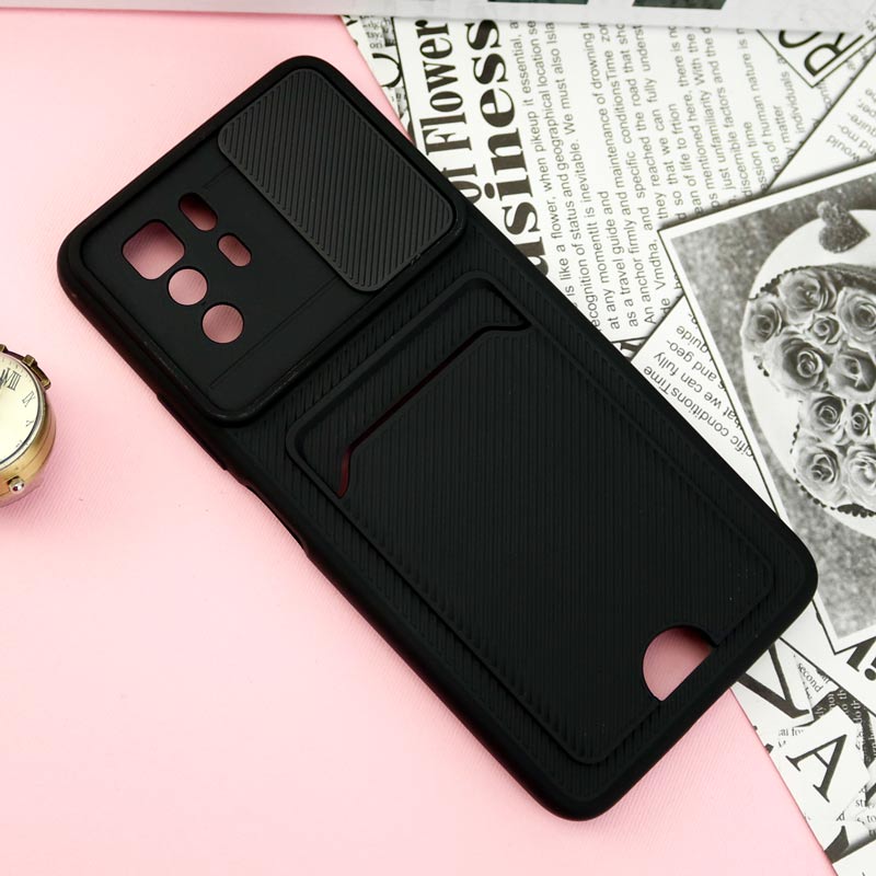 قاب ضد ضربه جاکارتی دار محافظ لنز کشویی کلاسیک Xiaomi Poco X3 GT