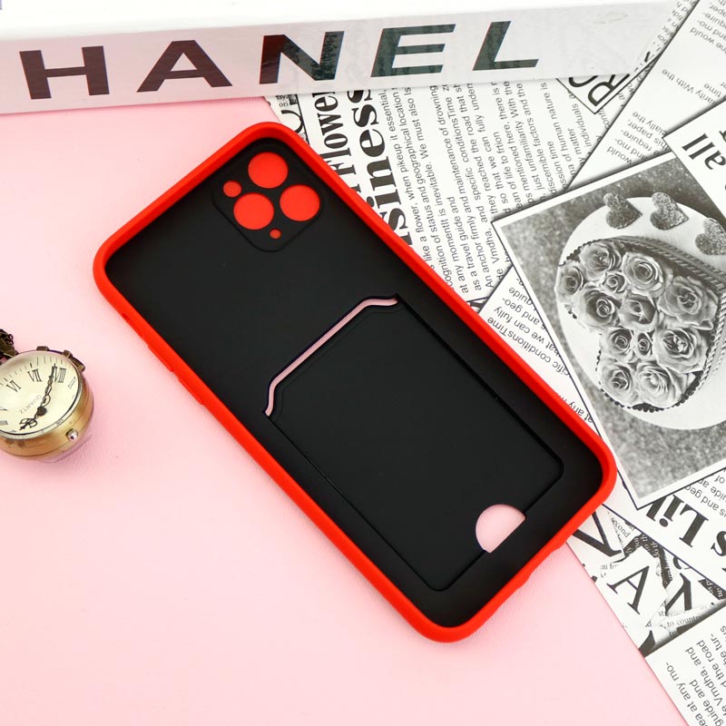 قاب ضد ضربه جاکارتی دار محافظ لنز کشویی کلاسیک iPhone 11 Pro Max