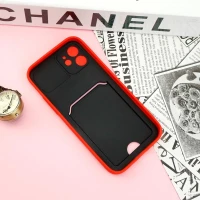 قاب ضد ضربه جاکارتی دار محافظ لنز کشویی کلاسیک iPhone 12