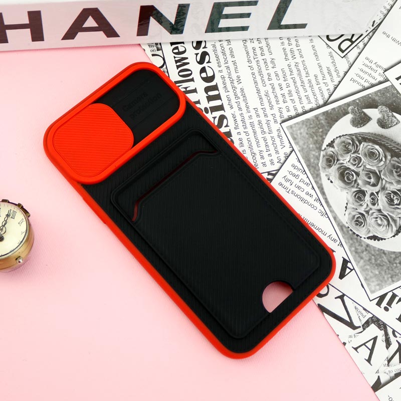 قاب ضد ضربه جاکارتی دار محافظ لنز کشویی کلاسیک iPhone 12 Pro