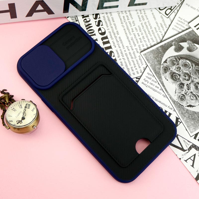 قاب ضد ضربه جاکارتی دار محافظ لنز کشویی کلاسیک iPhone 12 Pro Max