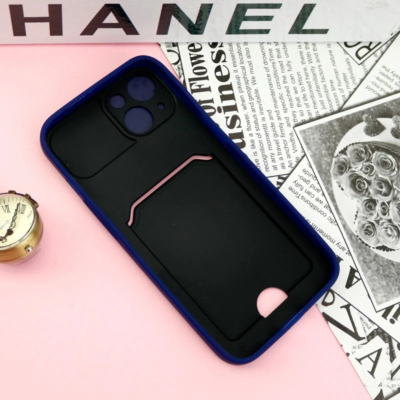 قاب ضد ضربه جاکارتی دار محافظ لنز کشویی کلاسیک iPhone 13