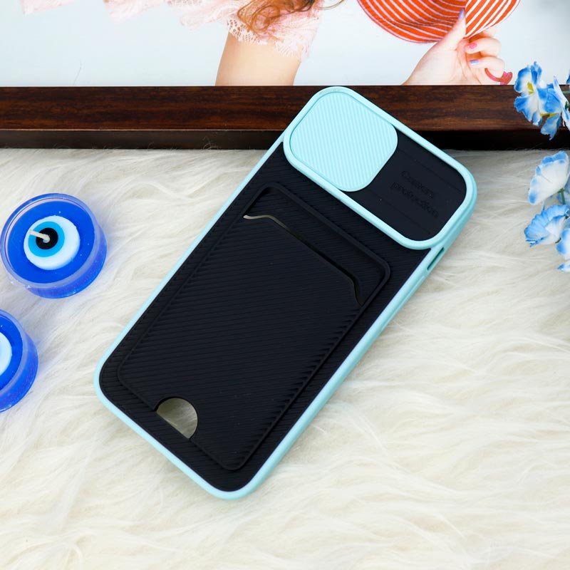 قاب ضد ضربه جاکارتی دار محافظ لنز کشویی کلاسیک iPhone 13