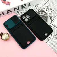 قاب ضد ضربه جاکارتی دار محافظ لنز کشویی کلاسیک iPhone 13 Pro